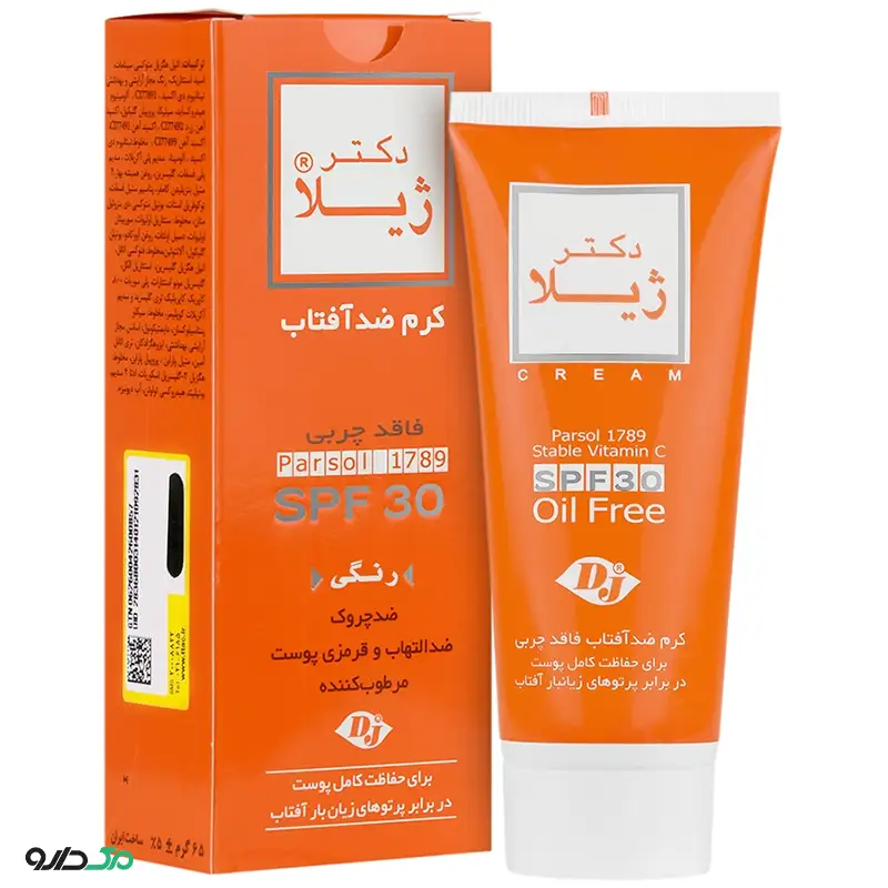 ضد آفتاب رنگی SPF30 دکتر ژیلا